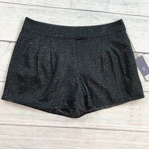 Jennifer Lopez Shorts sz 8 Black Sequined Lined Sexy 3.5" Inseam New NWT